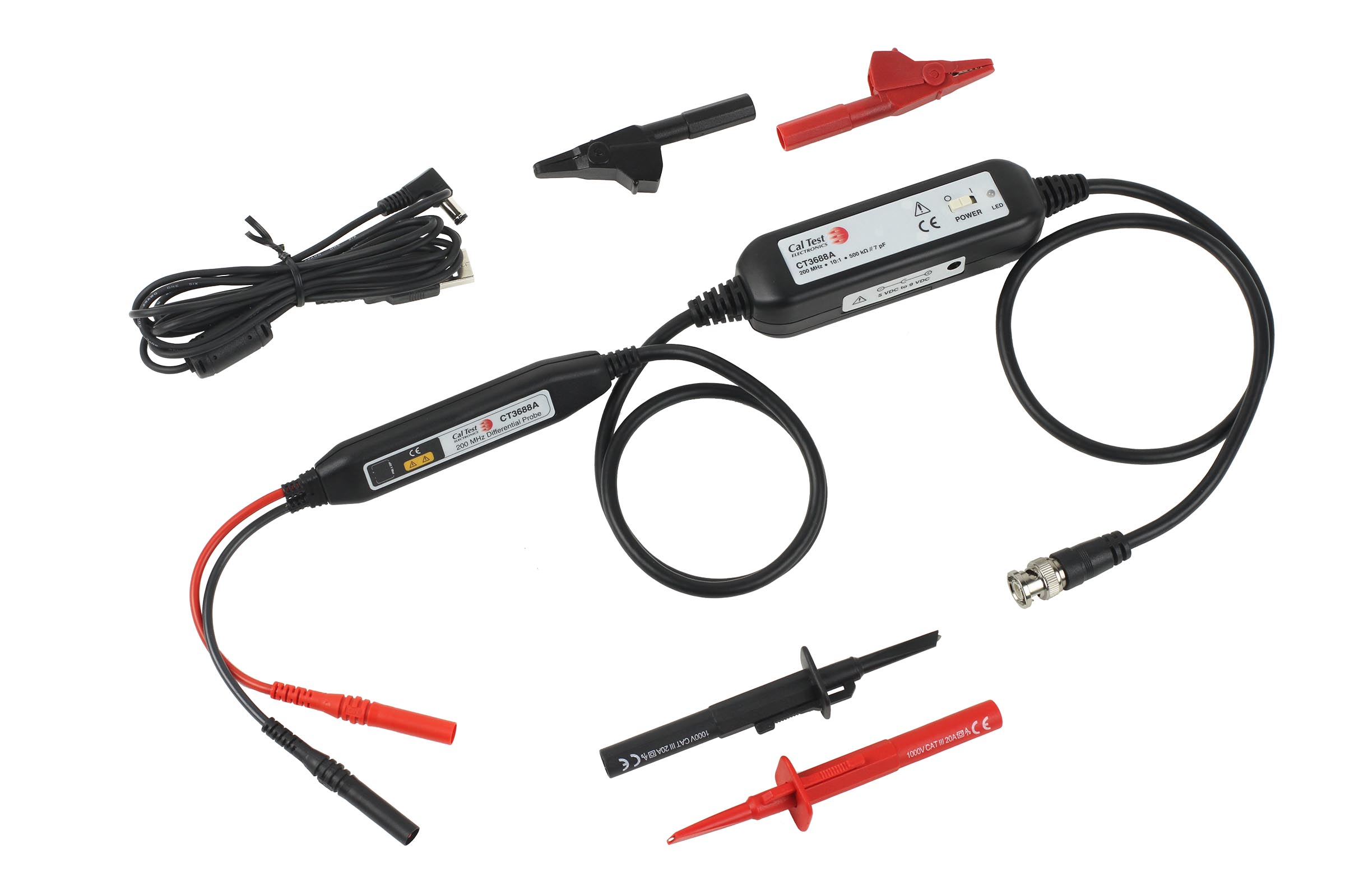 New Active Differential Probe, 200 MHz, 10x Small Signal ±20V